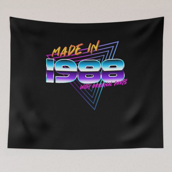 Item preview, made in 1988 • 36th birthday 80s birth year retro designed and sold by KleverOlivier.