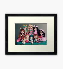 For the Love of Lounging Linda Framed Print