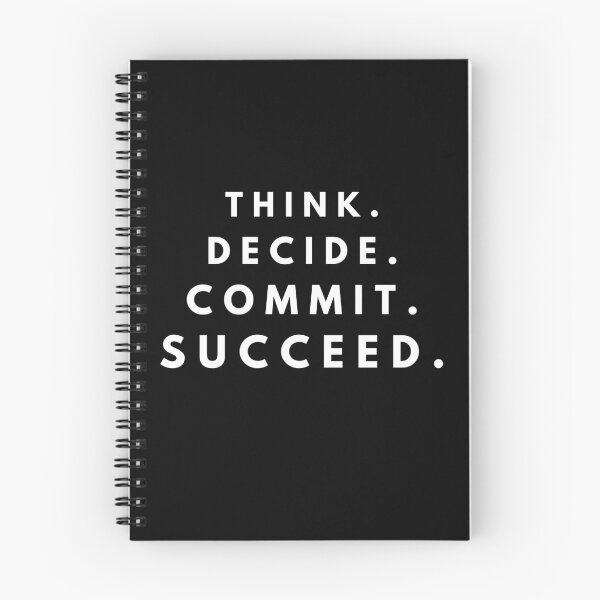 Item preview, Think, Decide, Commit, Succeed. designed and sold by MohitJain1109.