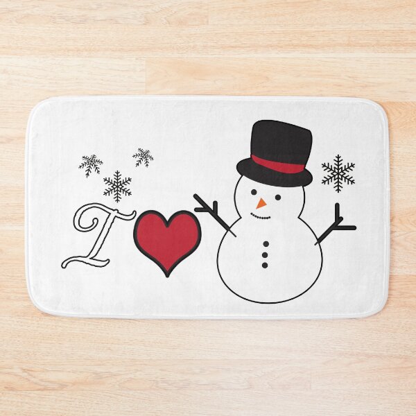 Item preview, Cute snowman - I LOVE xmas designed and sold by OMdesign10.