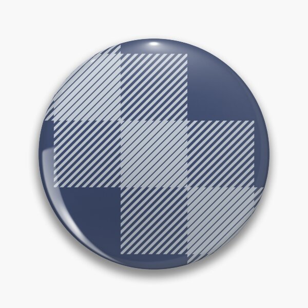 Item preview, Navy blue and white square line pattern designed and sold by ArtbyCharmante.