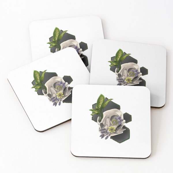 Item preview, Skull Planter - Hexagons designed and sold by MontiPaints.