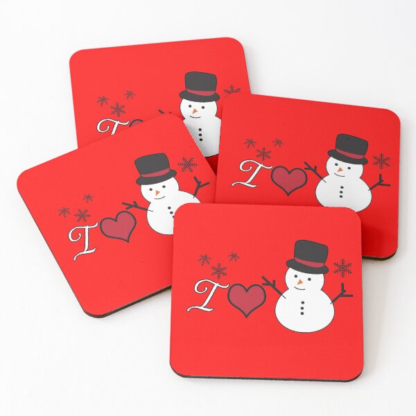 Item preview, Cute snowman - I LOVE xmas designed and sold by OMdesign10.
