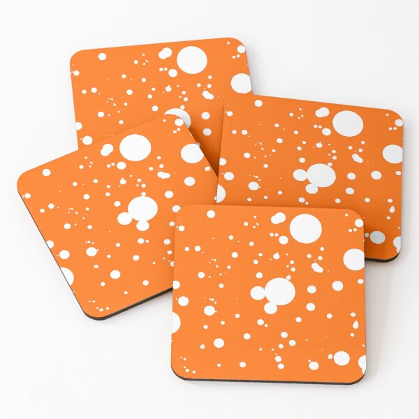 Item preview, White dots -orange designed and sold by Chino20.