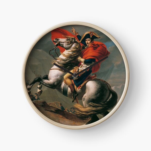 Napoleon Crossing The Alps Clock