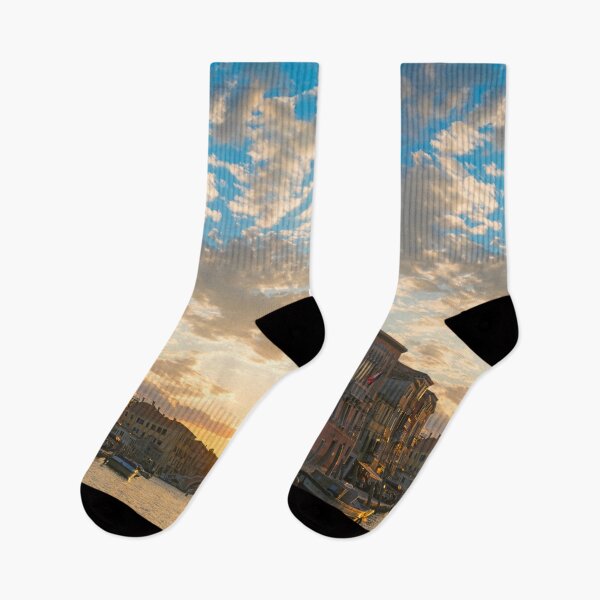 Item preview, Sunset on the Cannaregio Canal  designed and sold by PepperMendez.
