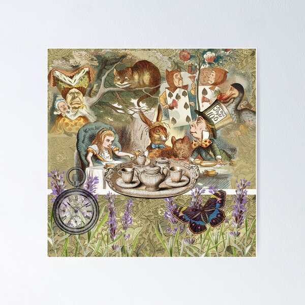Item preview, Alice in Wonderland Tea Party  designed and sold by antiqueart.