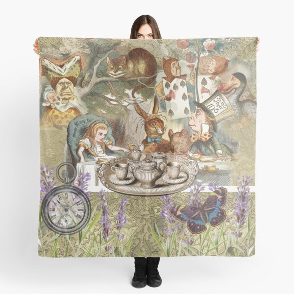 Alice in Wonderland Tea Party Scarf