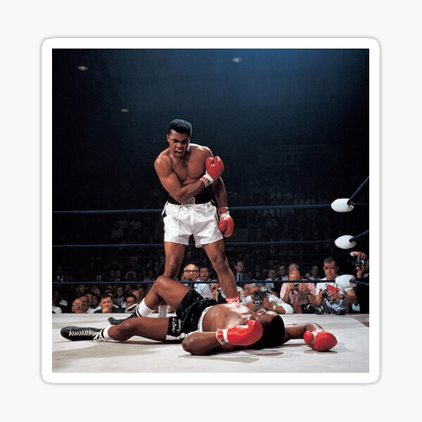 Muhammed Ali Knock Out Sticker