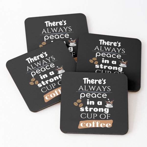 Item preview, Peace in a strong cup of Coffee designed and sold by Coffee &  Fashion.