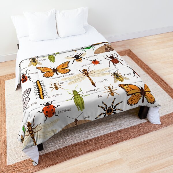 Insects Collection with names! Comforter