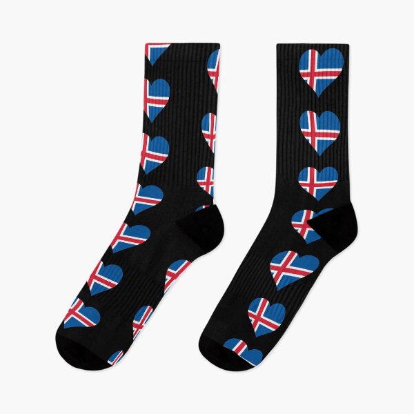 Item preview, Iceland icelandic flag flag heart designed and sold by GeogDesigns.