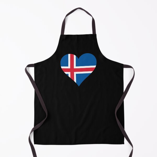 Item preview, Iceland icelandic flag flag heart designed and sold by GeogDesigns.