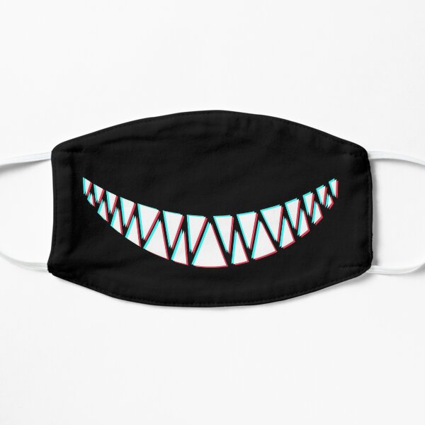 Beautiful Smile With Sharp Demon Teeth Mask By Sweetlog Redbubble - roblox teeth mask