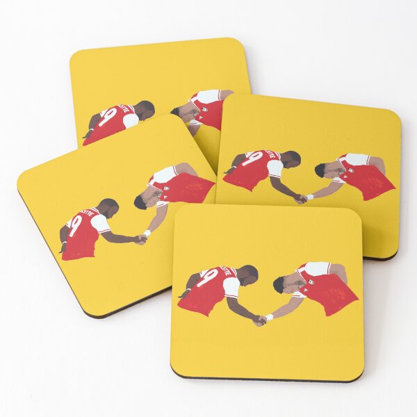 Item preview, Arsenal’s Lacazette and Aubameyang Handshake Celebration artwork designed and sold by thebcarts.