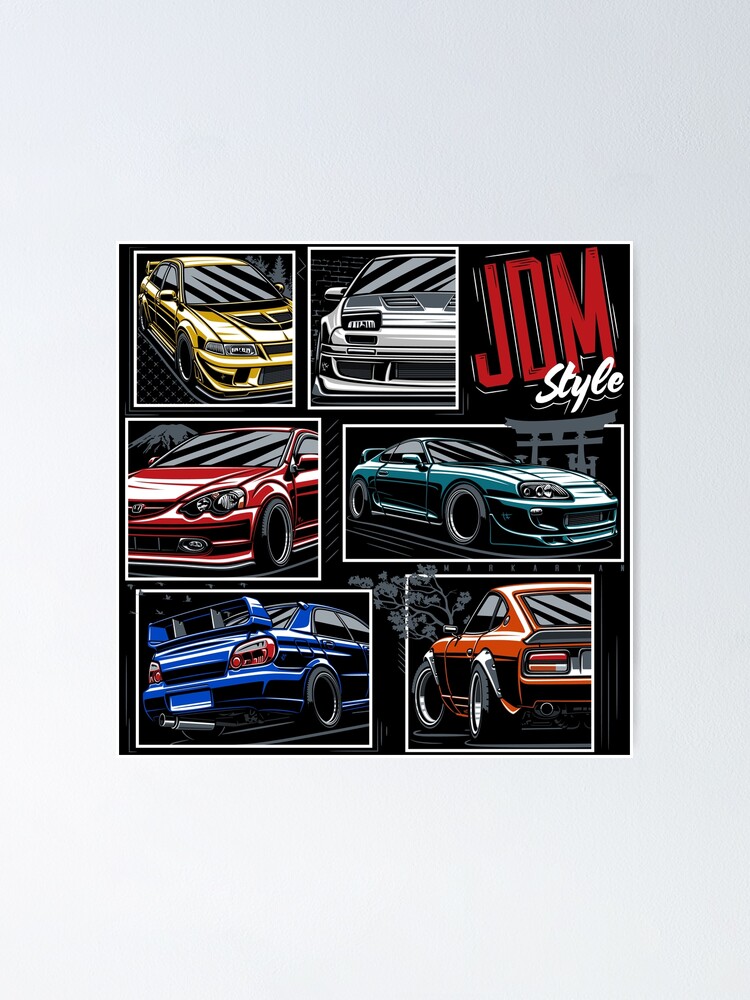 "JDM Style" Poster for Sale by OlegMarkaryan Redbubble