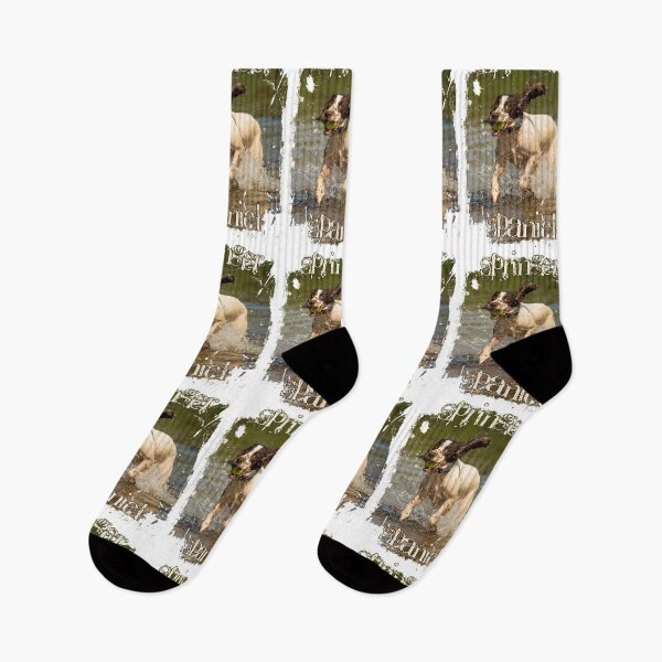 Item preview, Cool English Springer spaniel pup in water photo designed and sold by bdws.