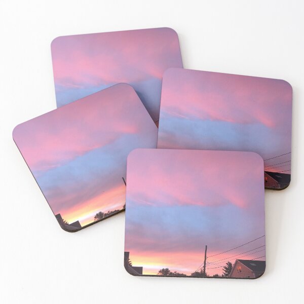 Item preview, Sunset Over Houses designed and sold by MaxMMasterson.