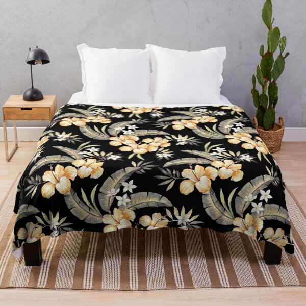 Item preview, Summer Tropical Print with a dark background Edit designed and sold by Silvia  Ospina.