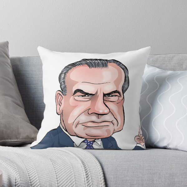 President Richard Nixon Throw Pillow