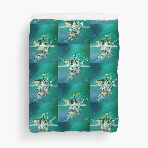 Frog Splash Duvet Cover
