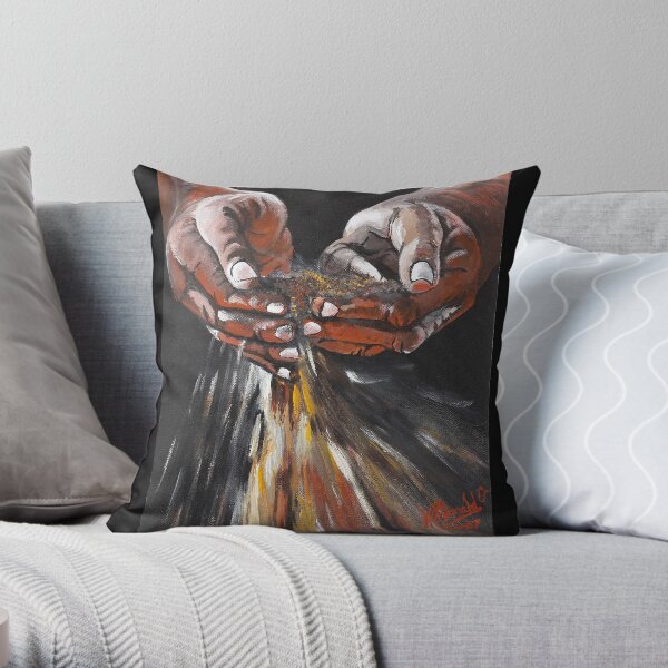 The Drying Land Throw Pillow