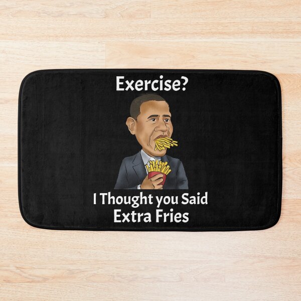 Item preview, French Fries Funny Obama Fitness Gift Gym Barack Obama designed and sold by DSWShirts.