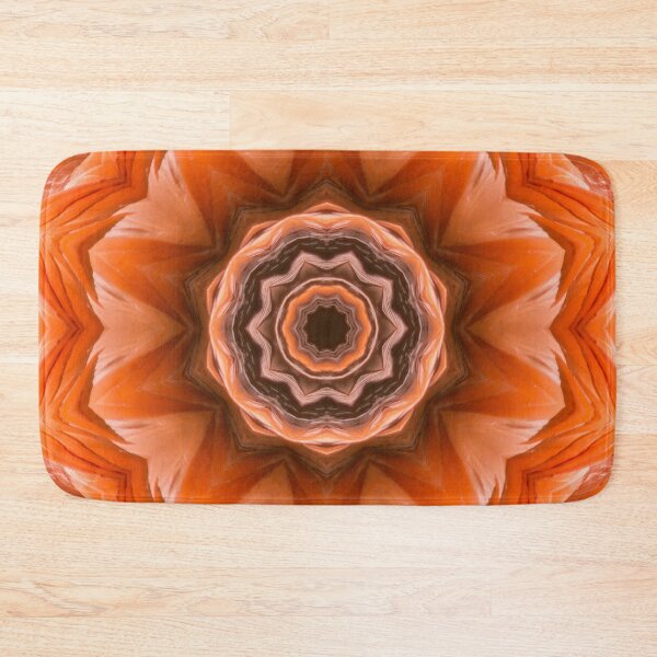 Item preview, Flamingo feather kaleidoscope mandala designed and sold by NatureArtUK.