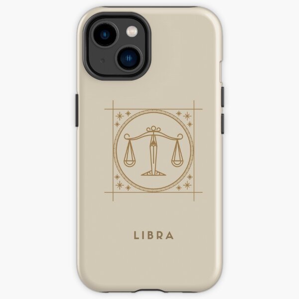 Libra astrological sign iPhone Tough Case
