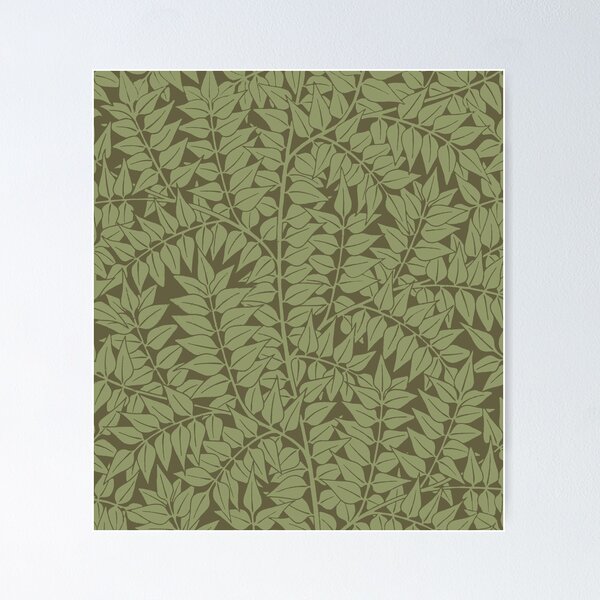 William Morris - Beige Branch Poster - Morris branch art