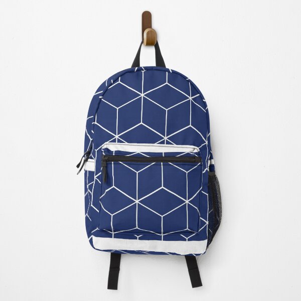 Item preview, Geometric Sashiko Seamless Indigo Dye Pattern designed and sold by dreamiedesire.