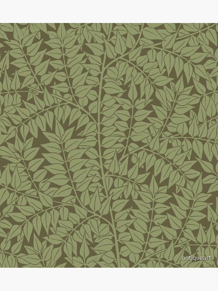 William Morris - Beige Branch Poster - Morris branch art