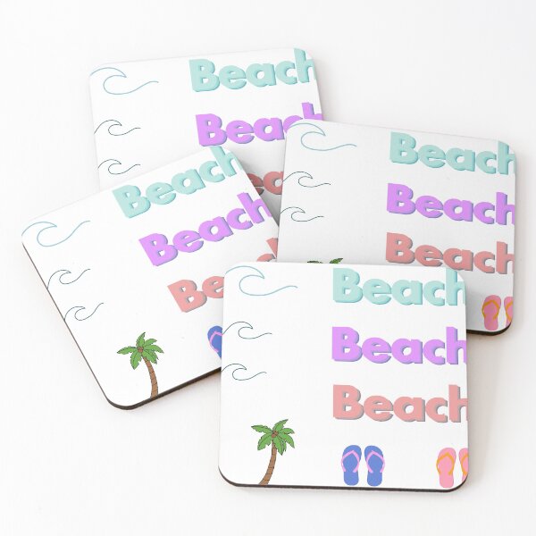 Item preview, Beach themed sticker pack designed and sold by dolphin1128.
