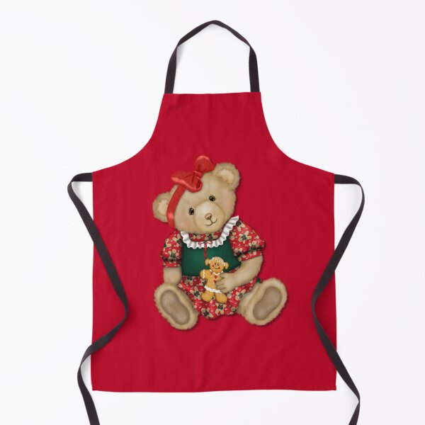Artikelvorschau, Teddy Bear Girl Beary Merry Christmas entworfen und verkauft von SpiceTree.