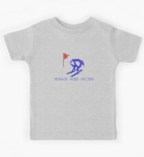Vintage Look Retro Arcade Horace Goes Skiing Kids Tee