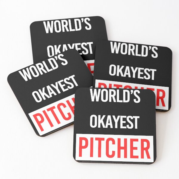Item preview, World's Okayest Pitcher designed and sold by DinoSpirit.