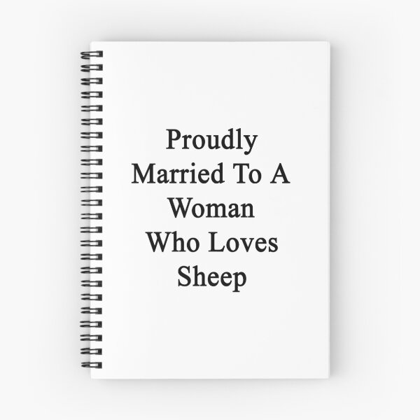 Item preview, Proudly Married To A Woman Who Loves Sheep  designed and sold by supernova23.