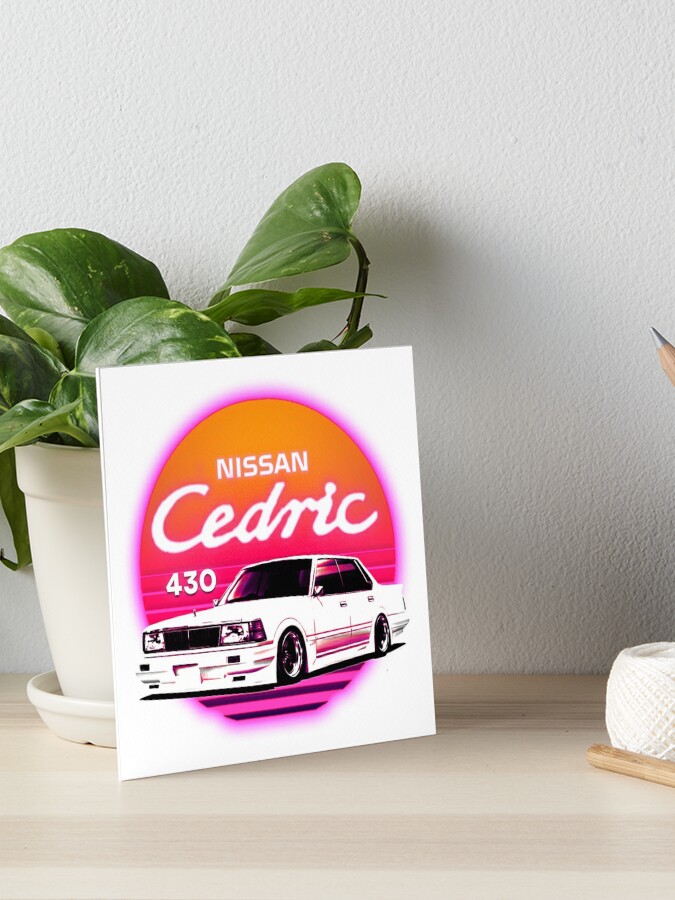 Nissan Cedric 430 Outrun Emblem | Art Board Print