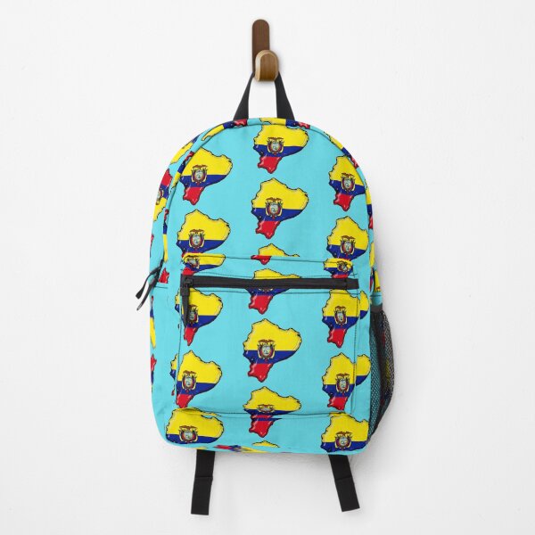 Item preview, Ecuador Map With Ecuadorean Flag designed and sold by Havocgirl.