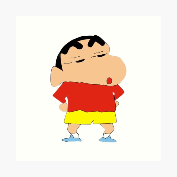 crayon shin chan bum Art Board Print for Sale by samgreeneggs