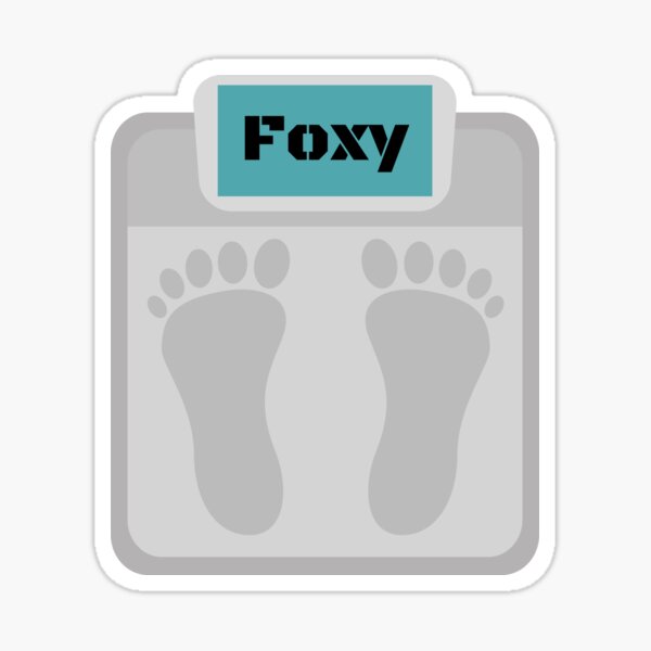 Scale Says Foxy Sticker