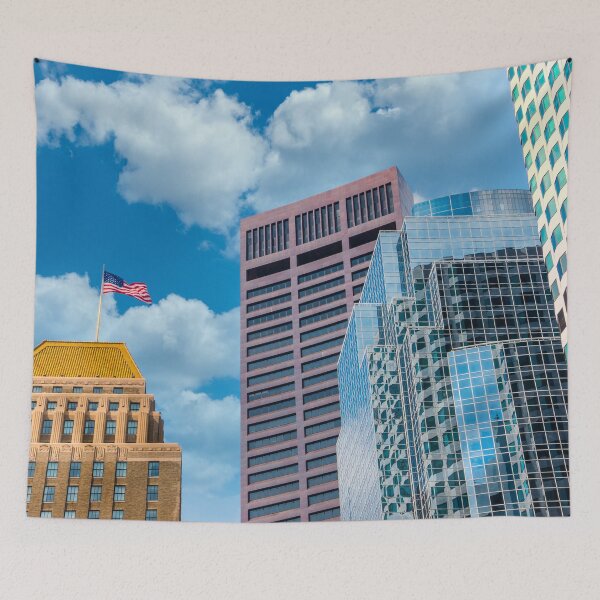 Item preview, Boston Financial District Flag designed and sold by srgreen.