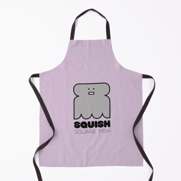 Item preview, Fish Squish Square Fish Powder Purple designed and sold by Quooki.