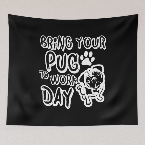 Item preview, Bring your pug to work day - Awesome pug owner Gift designed and sold by Teenation9.