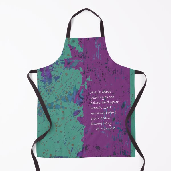 Item preview, What is art? quote saying inspo in purple and teal green designed and sold by djrunnels.