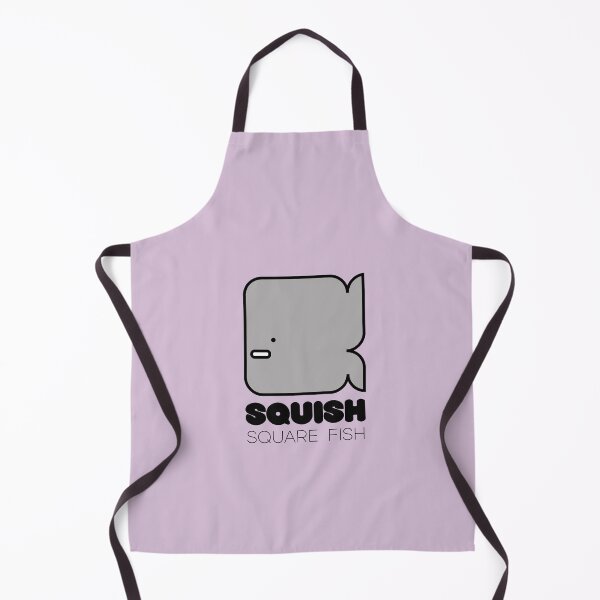 Item preview, Fish Squish Square Fish Powder Purple designed and sold by Quooki.