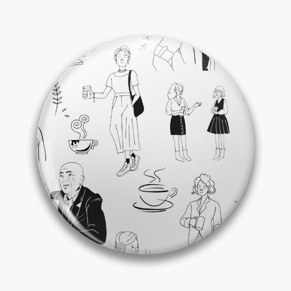 Item preview, Coffee and Tea Print  designed and sold by Coffee &  Fashion.
