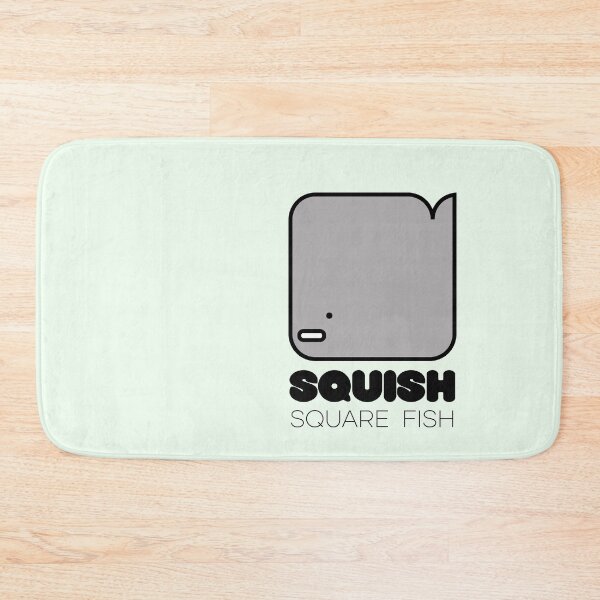 Item preview, Fish Squish Square Fish Pastel Green designed and sold by Quooki.