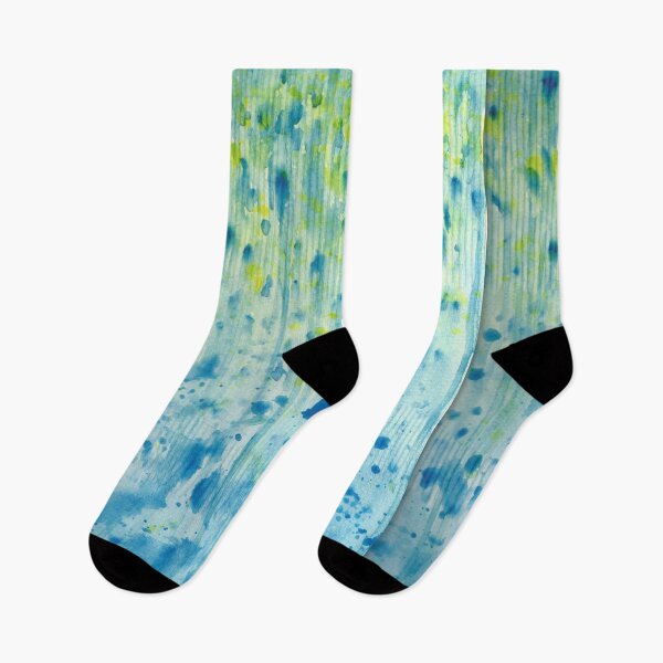 Item preview, Yellow and blue rain designed and sold by experimentons.
