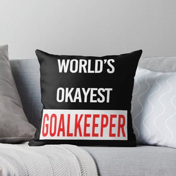Item preview, World's Okayest Goalkeeper designed and sold by DinoSpirit.